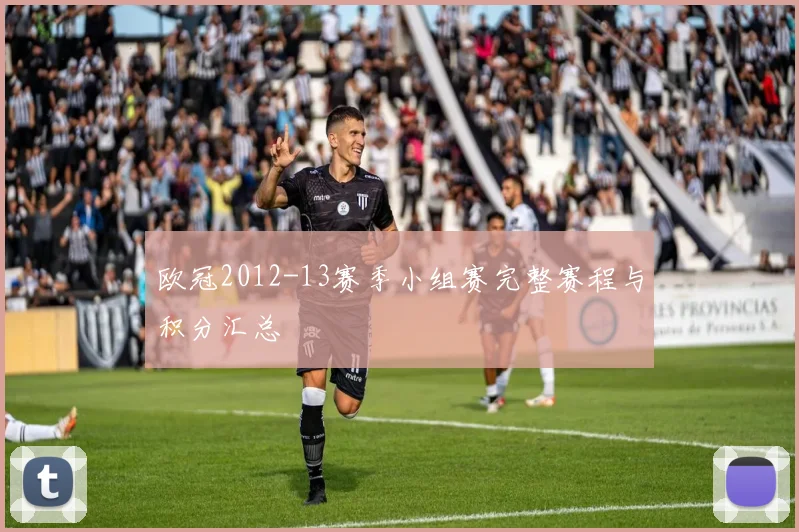 欧冠2012-13赛季小组赛完整赛程与积分汇总