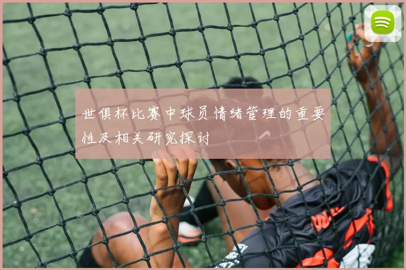 世俱杯比赛中球员情绪管理的重要性及相关研究探讨